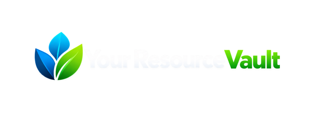 Glossy Leaf Logo_ Your Resource Vault Your Resource Vault Footer Logo